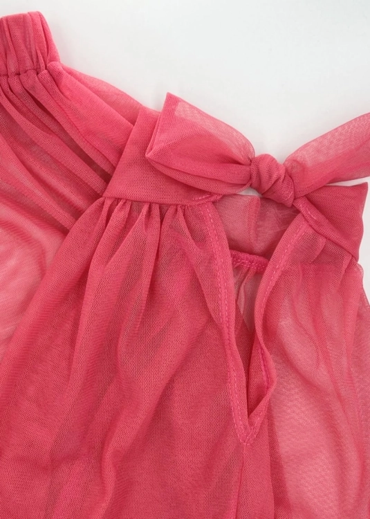 Różowy, przeźroczysty materiał BROADWAY | Sklep internetowy SeeMe Shop