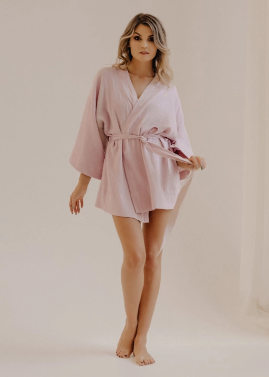 Lawendowe kimono na trening | Kimono na jogę | Sklep internetowy SeeMe Shop