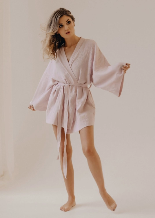 Lawendowe kimono na trening | Kimono na jogę | Sklep internetowy SeeMe Shop