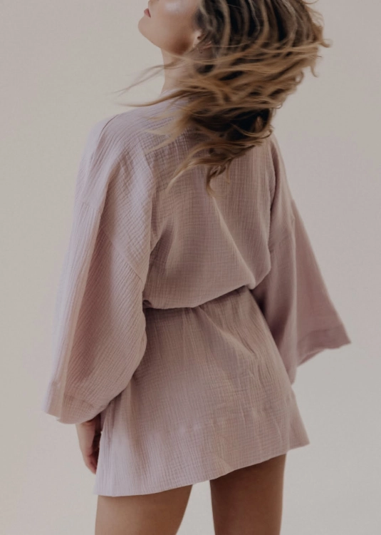 Lawendowe kimono na trening | Kimono na jogę | Sklep internetowy SeeMe Shop
