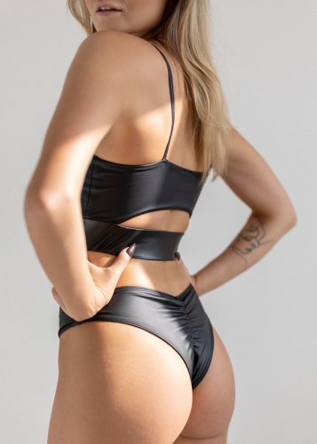 Czarny strój do pole dance | Majtki na pole dance | Sklep internetowy SeeMe Shop