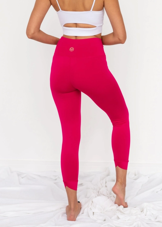 Różowe legginsy do fitnessu i jogi | Strój fitness | Sklep internetowy SeeMe Shop