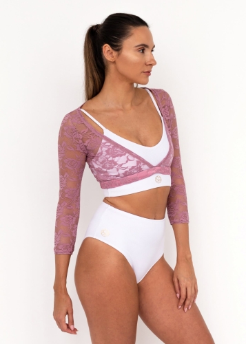 Różowa bluzka z koronki | Bluzka do exo | Sklep internetowy SeeMe Shop