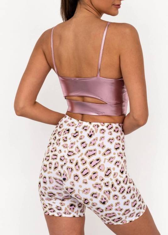 Krótkie leginsy w zwierzęcy print | Legginsy do pole dance | Sklep internetowy SeeMe Shop