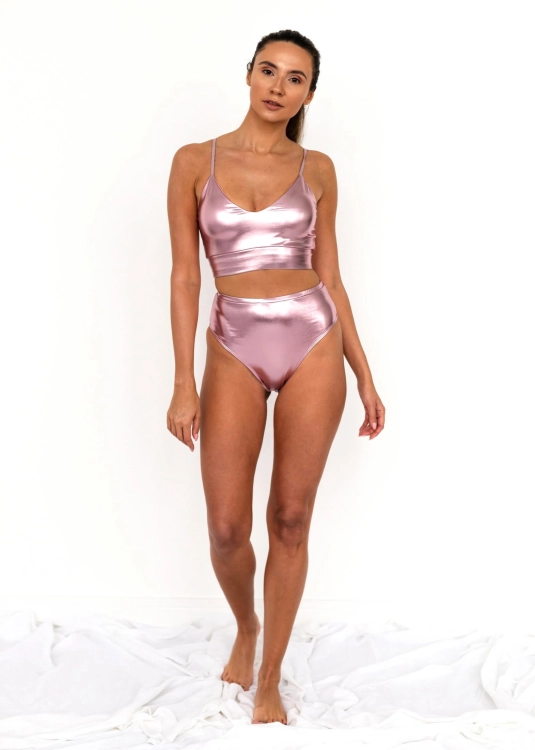 Jasnoróżowy strój pole dance | Top pole dance | Sklep internetowy SeeMe Shop