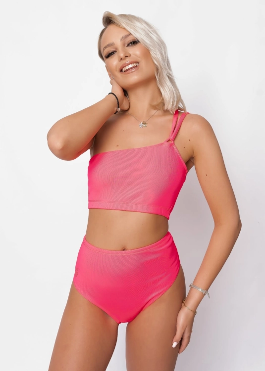 Neonowo - różowy zestaw do pole dance lub na plażę AGNES PINK | Sklep internetowy Seeme Shop