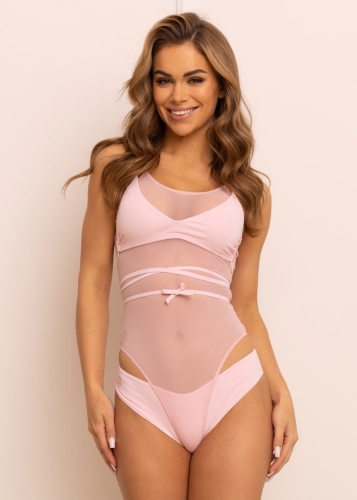 Różowe body do exotic pole dance | Strój exotic | Sklep internetowy SeeMe Shop