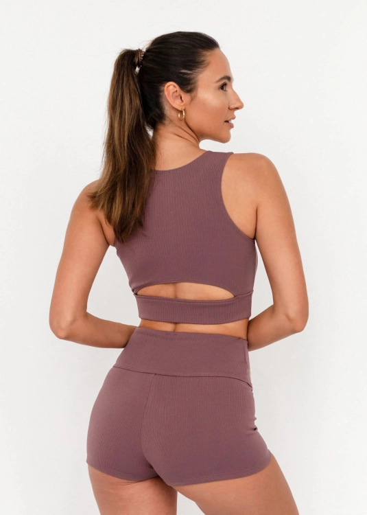 Czekoladowy komplet do jogi | `strój do jogi | Sklep internetowy SeeMe Shop