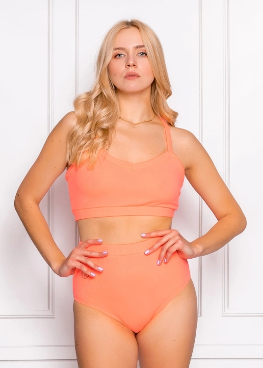 Pomarańczowy strój do pole dance i na plażę | Sklep internetowy SeeMe Shop