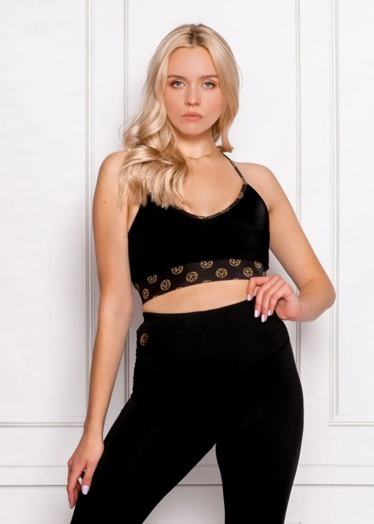 Czarny, klasyczny top do pole dance | Sklep internetowy SeeMe Shop
