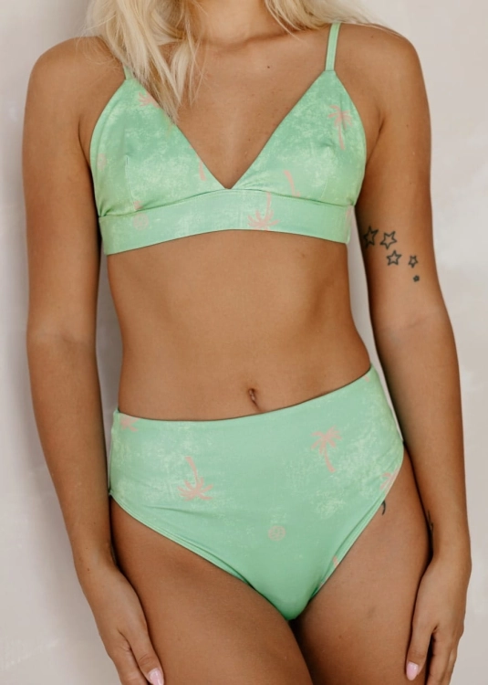 Pistacjowy, klasyczny top do pole dance | Strój do pole dance | Sklep internetowy SeeMe Shop