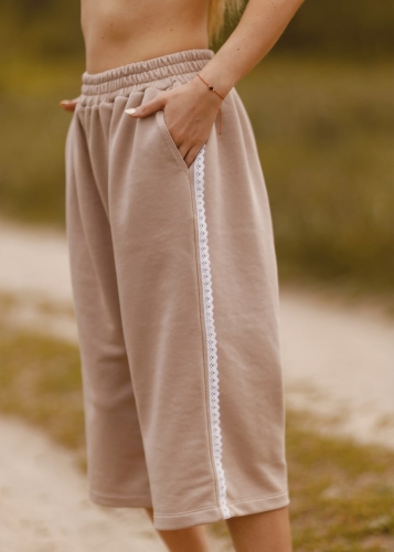 Dresowe spodnie 3/4 do jogi lub na fitness | Strój do jogi | Sklep internetowy SeeMe Shop