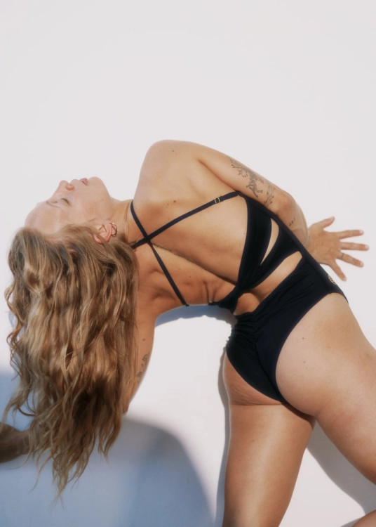 Body z krzyżowanymi ramiączkami do pole dance lub na jogę | Strój na pole dance | Sklep internetowy SeeMe Shop