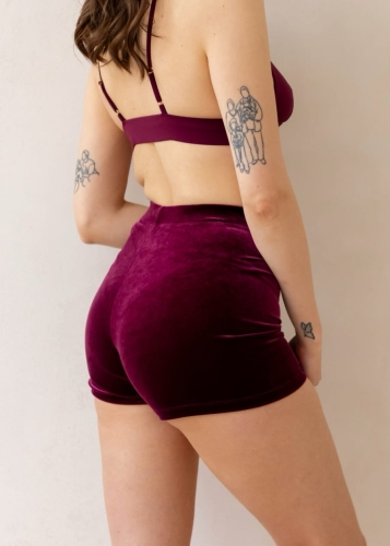 Welurowe spodenki do pole dance | Spodenki pole dance | Sklep internetowy SeeMe Shop