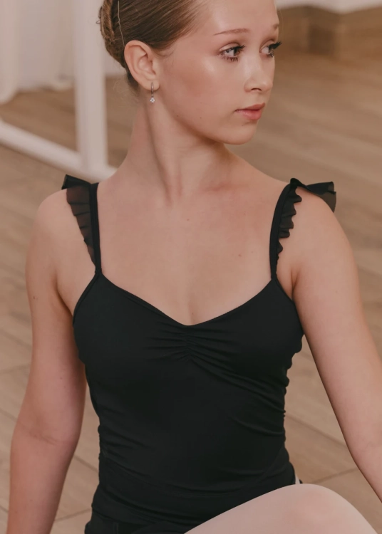 Body baletowe ze skrzydełkami na ramiączkach | Leotard | Sklep internetowy SeeMe Shop