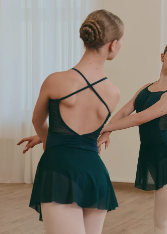 Ciemnozielone body do baletu | Leotard baletowy | Sklep internetowy SeeMe Shop