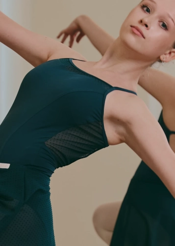 Ciemnozielone body do baletu | Leotard baletowy | Sklep internetowy SeeMe Shop