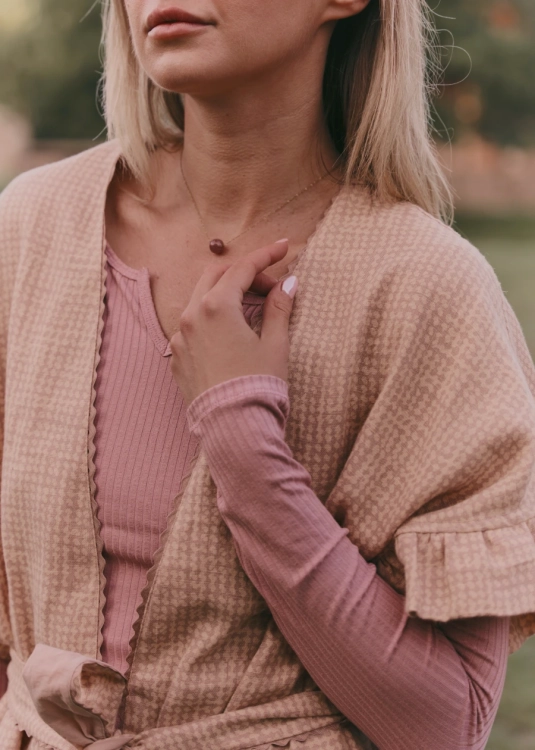 Lekka lniana narzutka a la kimono | Kimono do jogi | Sklep internetowy SeeMe Shop